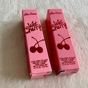 (2) LIME CRIME Wet Cherry Lip Gloss